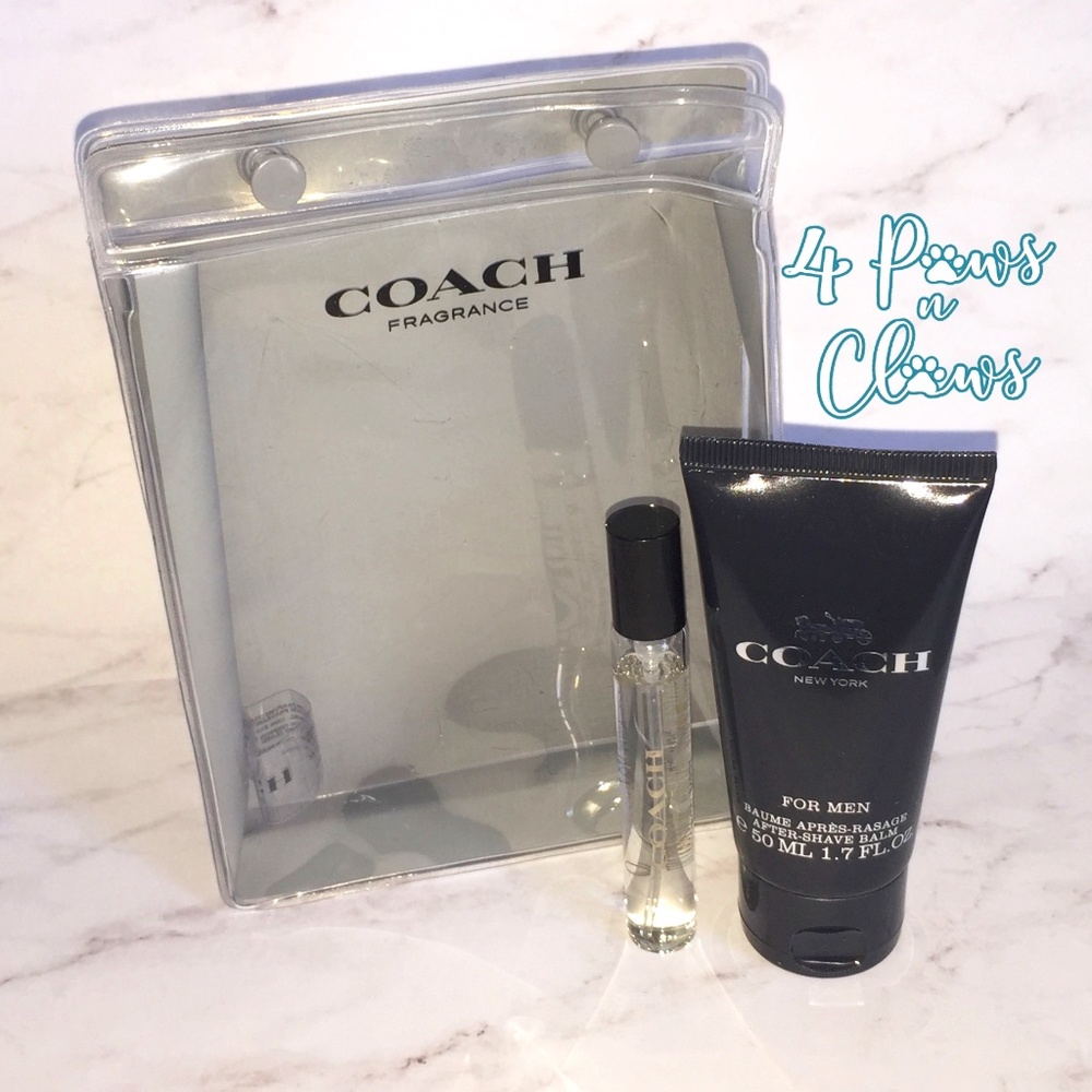 Coach Fragrance for Men Gift GWP Set Spray & After Shave Balm